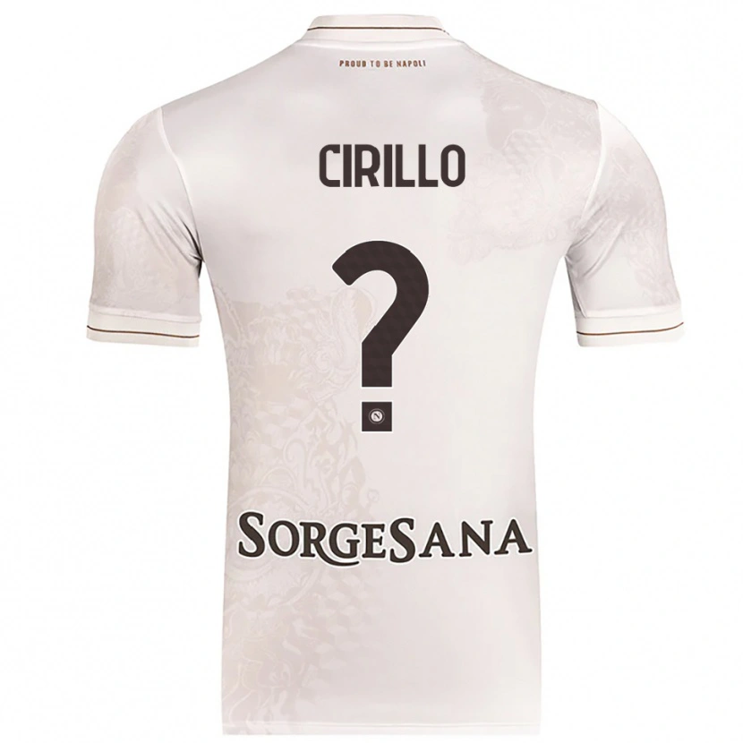 Danxen Hombre Camiseta Gioele Cirillo #0 Champán Marrón 2ª Equipación 2025/26 La Camisa México
