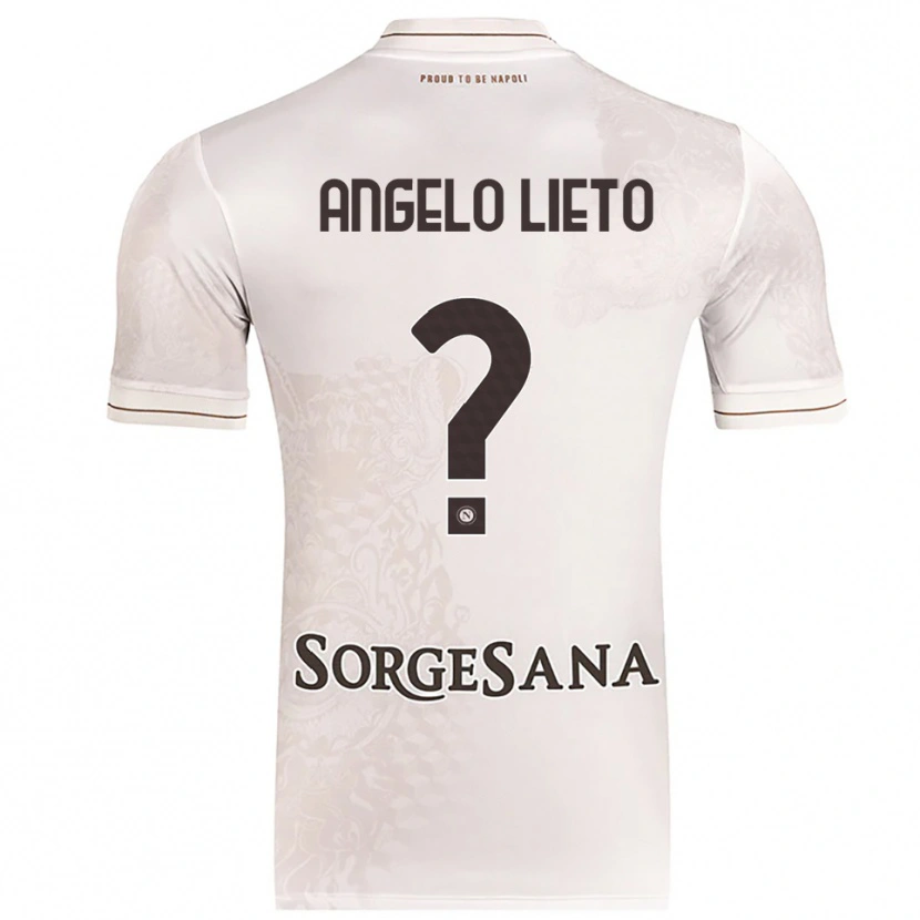 Danxen Hombre Camiseta Angelo Lieto #0 Champán Marrón 2ª Equipación 2025/26 La Camisa México