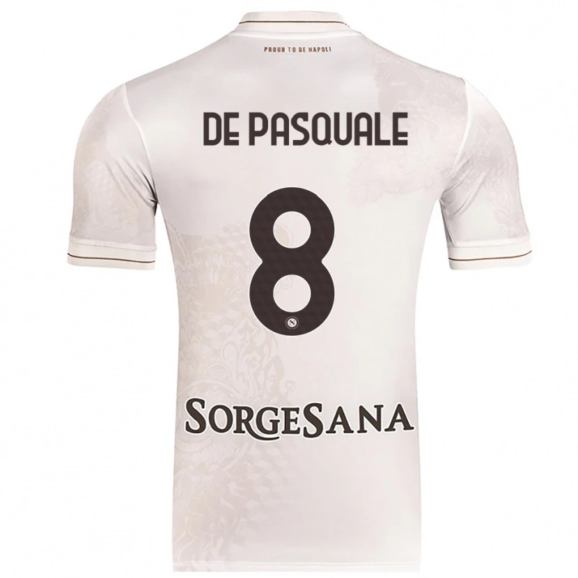 Danxen Hombre Camiseta Dylan De Pasquale #8 Champán Marrón 2ª Equipación 2025/26 La Camisa México