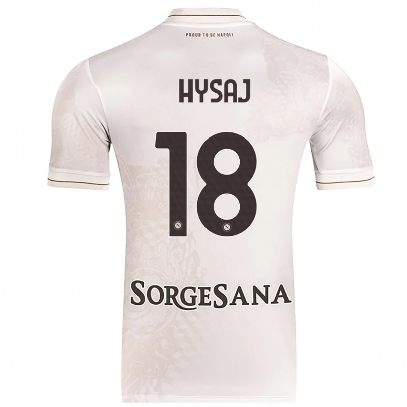 Danxen Hombre Camiseta Daniel Hysaj #18 Champán Marrón 2ª Equipación 2025/26 La Camisa México