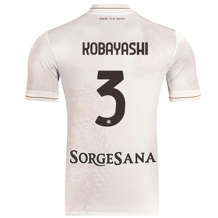 Danxen Hombre Camiseta Miharu Kobayashi #3 Champán Marrón 2ª Equipación 2025/26 La Camisa México
