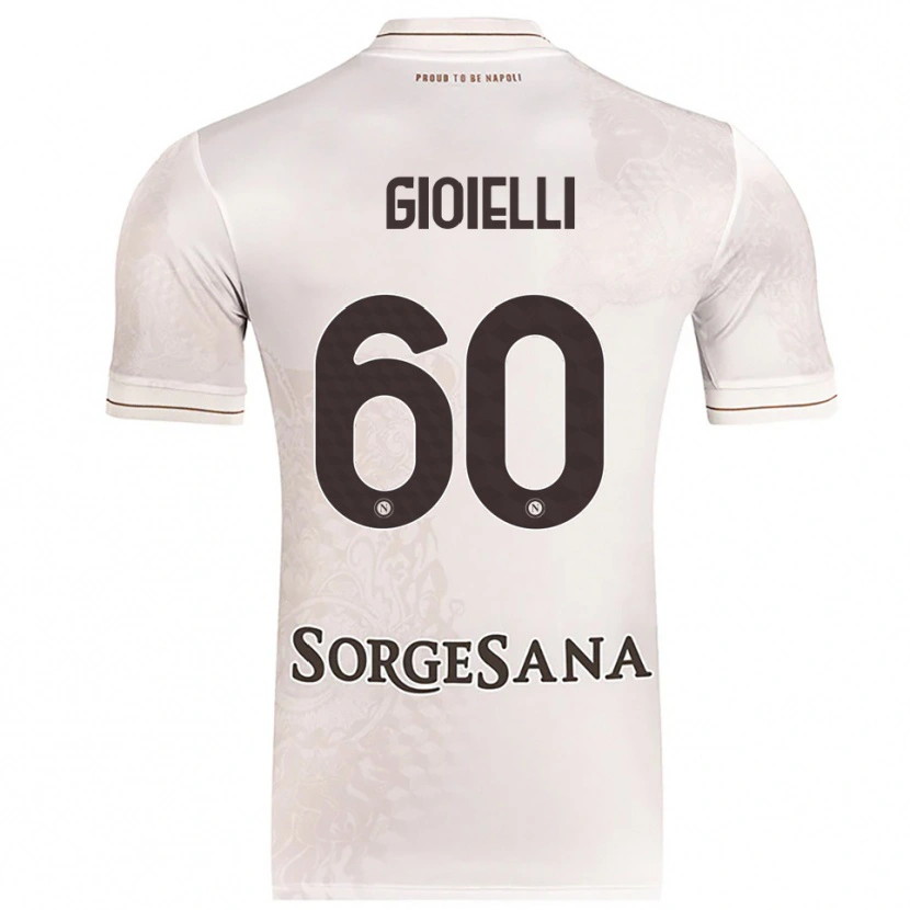 Danxen Hombre Camiseta Francesco Gioielli #60 Champán Marrón 2ª Equipación 2025/26 La Camisa México