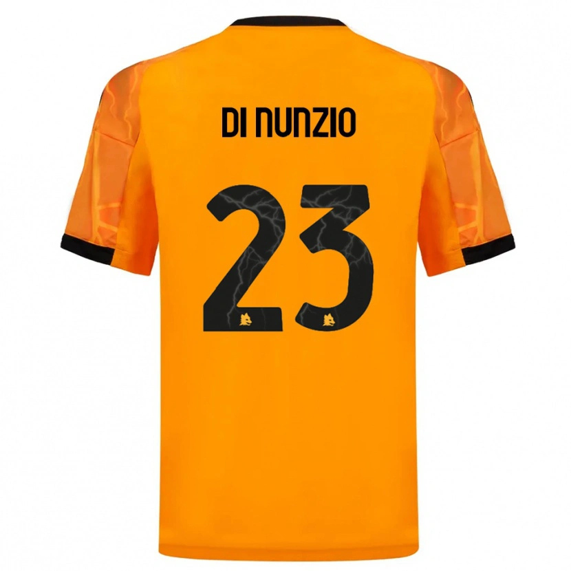 Danxen Hombre Camiseta Alessandro Di Nunzio #23 Naranja Negro 2ª Equipación 2025/26 La Camisa México