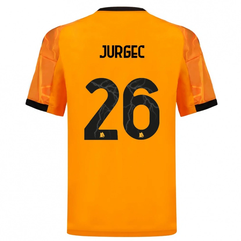 Danxen Hombre Camiseta Jan Jurgec #26 Naranja Negro 2ª Equipación 2025/26 La Camisa México