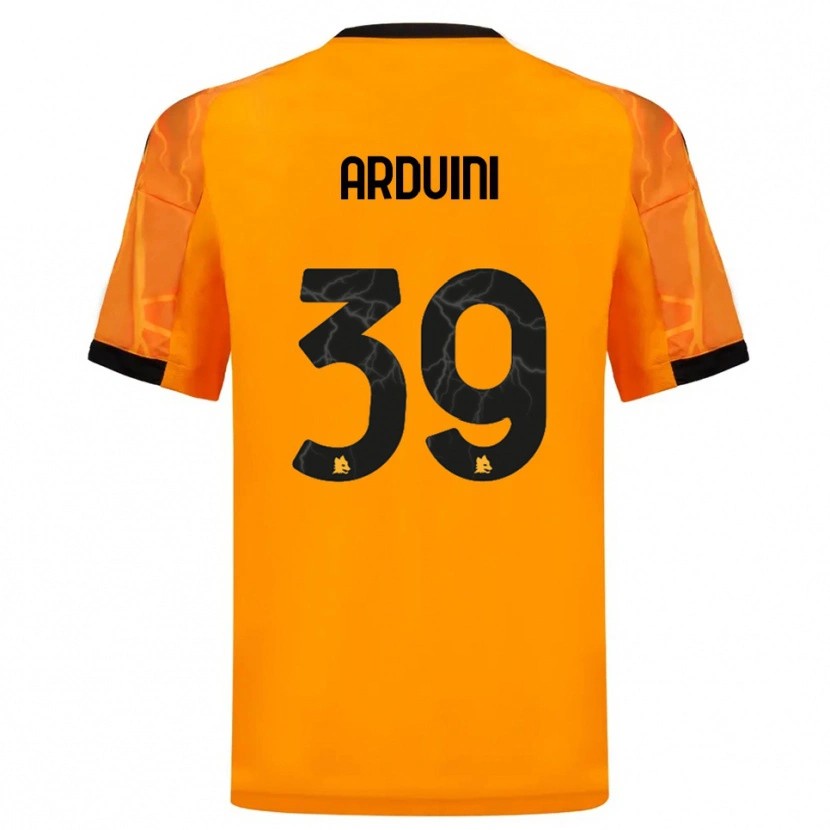 Danxen Hombre Camiseta Giacomo Arduini #39 Naranja Negro 2ª Equipación 2025/26 La Camisa México