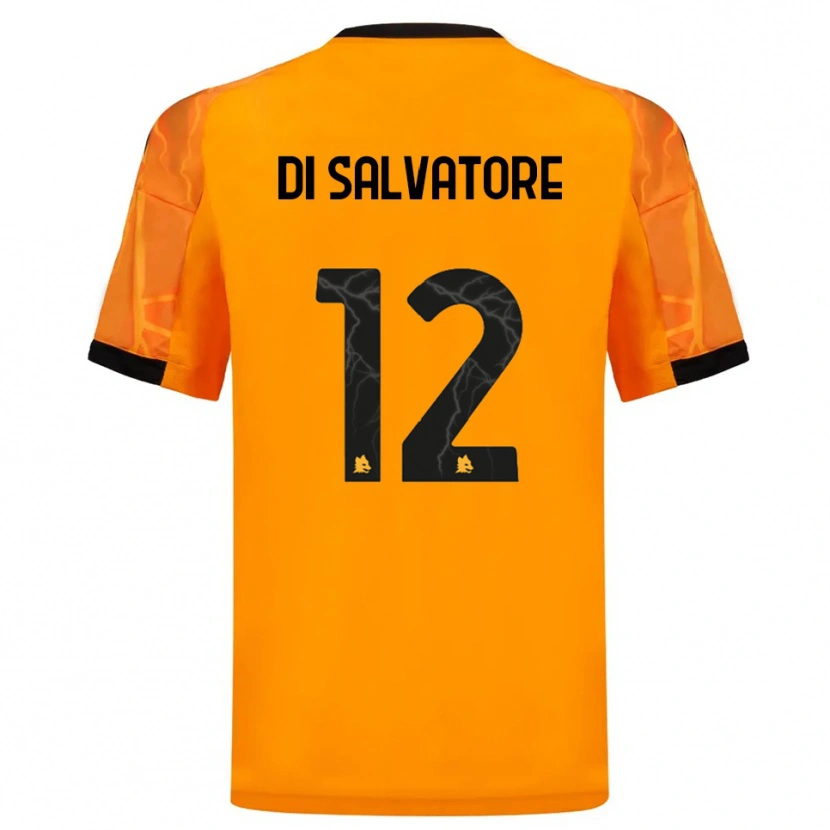 Danxen Hombre Camiseta Diego Di Salvatore #12 Naranja Negro 2ª Equipación 2025/26 La Camisa México