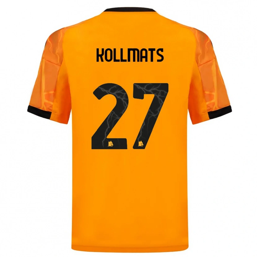Danxen Hombre Camiseta Beata Kollmats #27 Naranja Negro 2ª Equipación 2025/26 La Camisa México