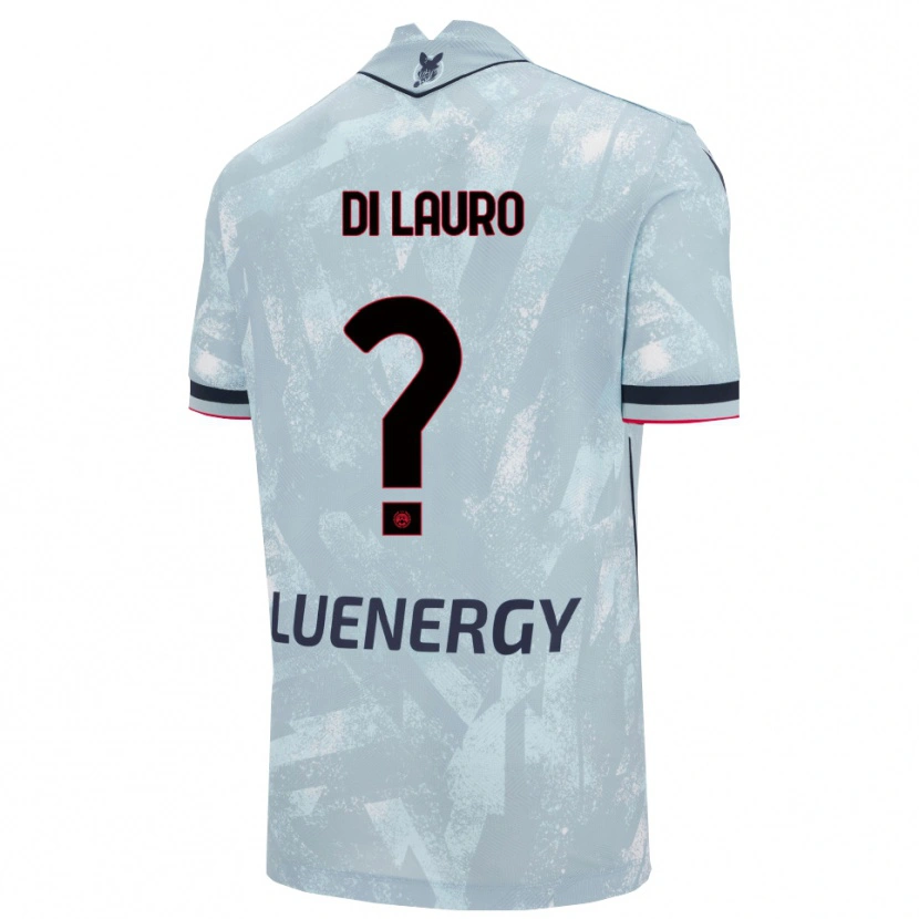 Danxen Hombre Camiseta Rosario Di Lauro #0 Azul Claro Negro 2ª Equipación 2025/26 La Camisa México