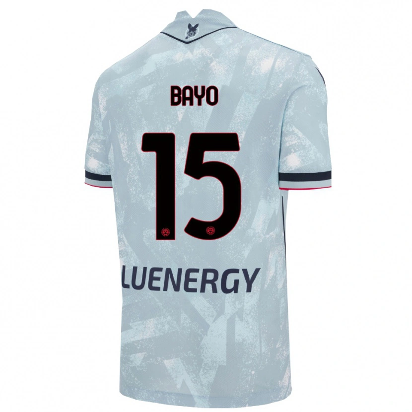 Danxen Hombre Camiseta Vakoun Bayo #15 Azul Claro Negro 2ª Equipación 2025/26 La Camisa México