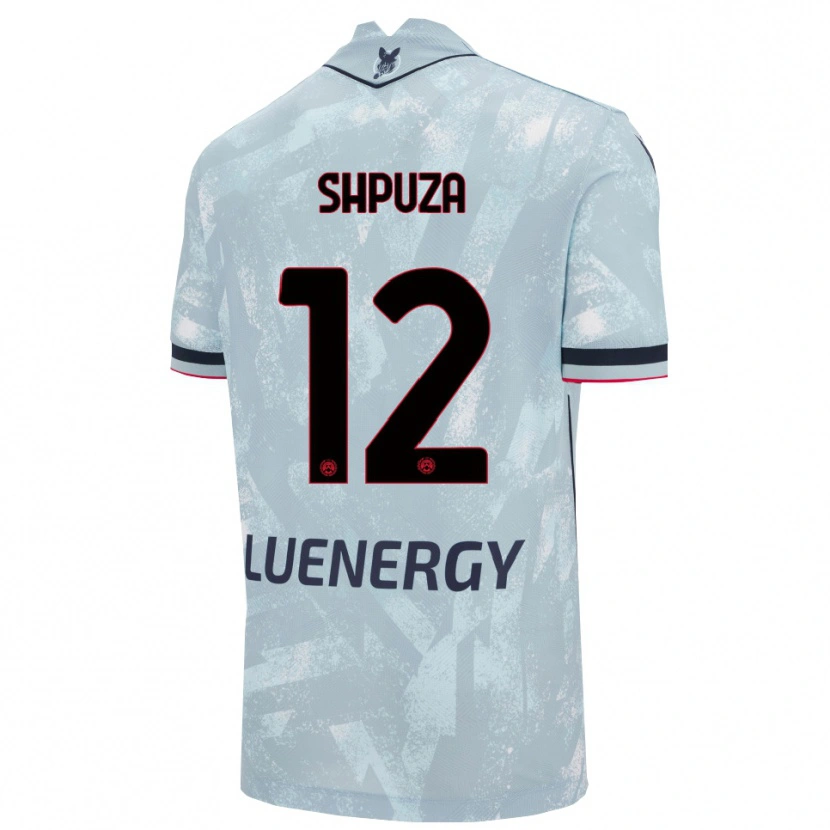 Danxen Hombre Camiseta Kleo Shpuza #12 Azul Claro Negro 2ª Equipación 2025/26 La Camisa México