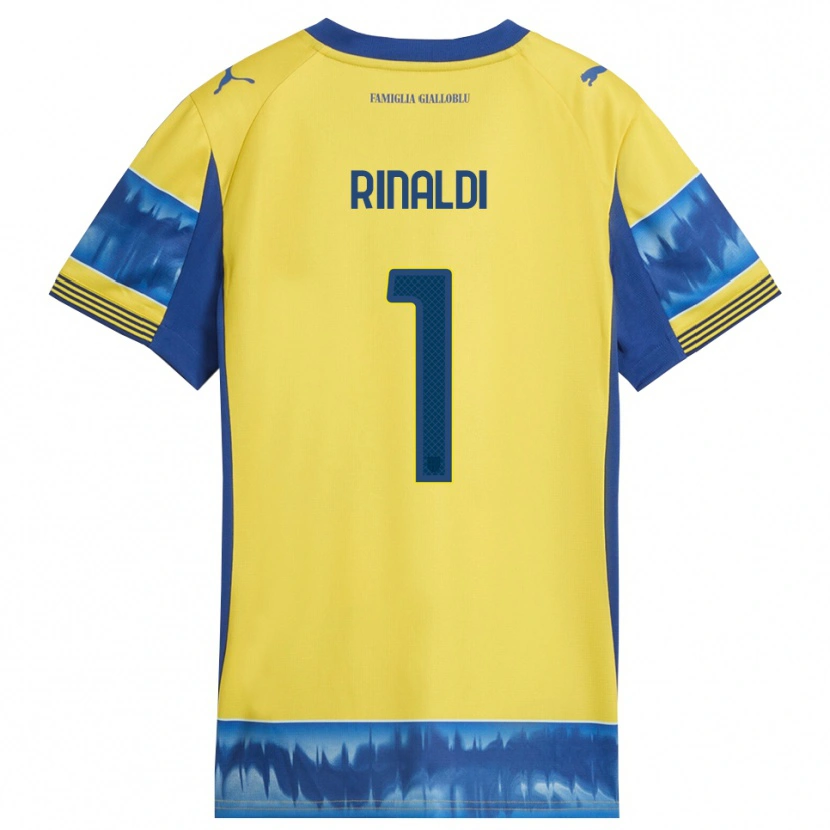 Danxen Hombre Camiseta Filippo Rinaldi #1 Amarillo Azul 2ª Equipación 2025/26 La Camisa México