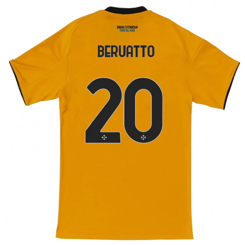 Danxen Hombre Camiseta Pietro Beruatto #20 Naranja Azul 2ª Equipación 2025/26 La Camisa México