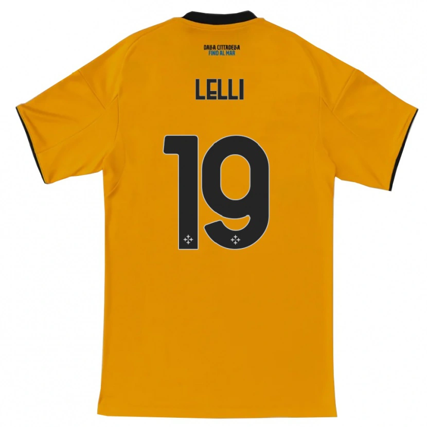 Danxen Hombre Camiseta Roberto Lelli #19 Naranja Azul 2ª Equipación 2025/26 La Camisa México