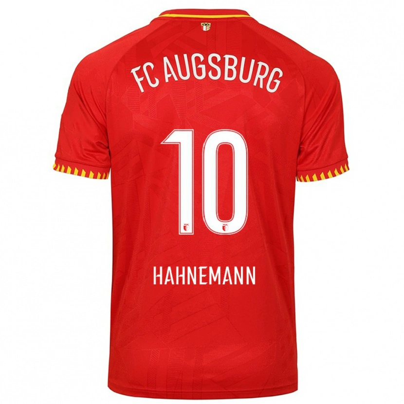 Danxen Hombre Camiseta Jamy Hahnemann #10 Rojo Amarillo 2ª Equipación 2025/26 La Camisa México