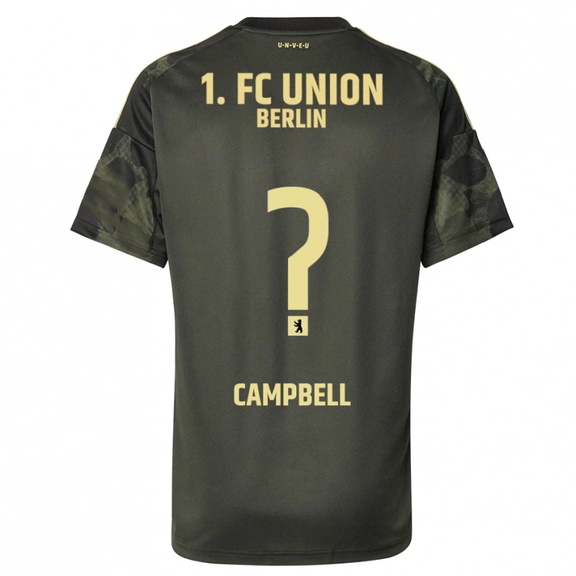 Danxen Hombre Camiseta Eileen Campbell #0 Verde Oscuro Negro 2ª Equipación 2025/26 La Camisa México