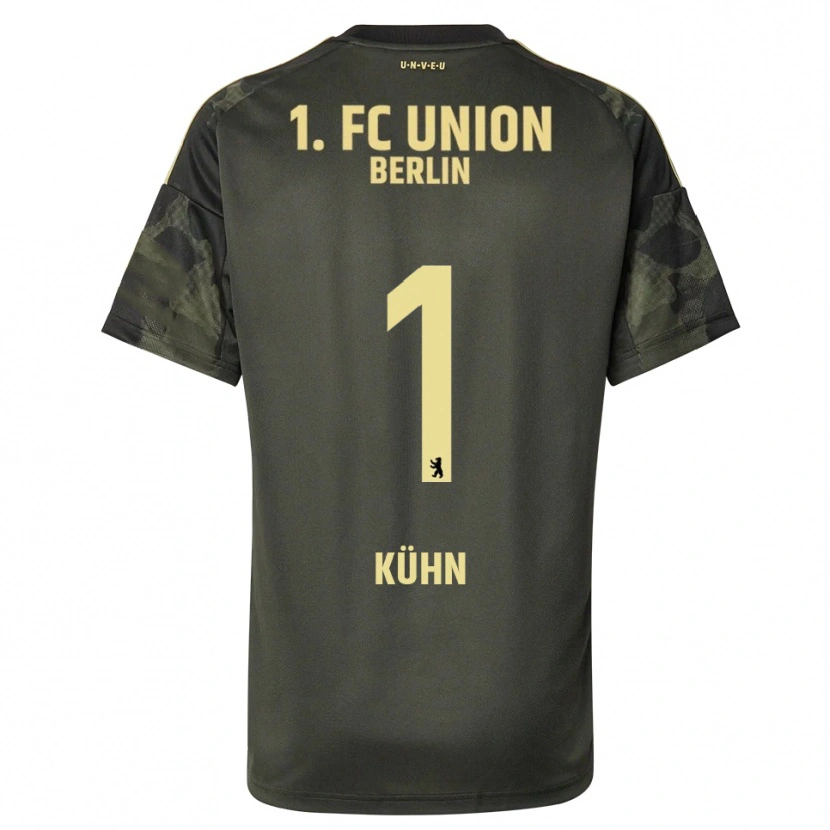 Danxen Hombre Camiseta Samuel Kühn #1 Verde Oscuro Negro 2ª Equipación 2025/26 La Camisa México
