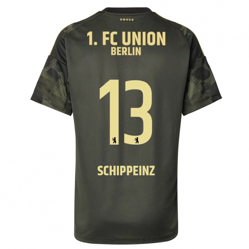 Danxen Hombre Camiseta Mark Schippeinz #13 Verde Oscuro Negro 2ª Equipación 2025/26 La Camisa México