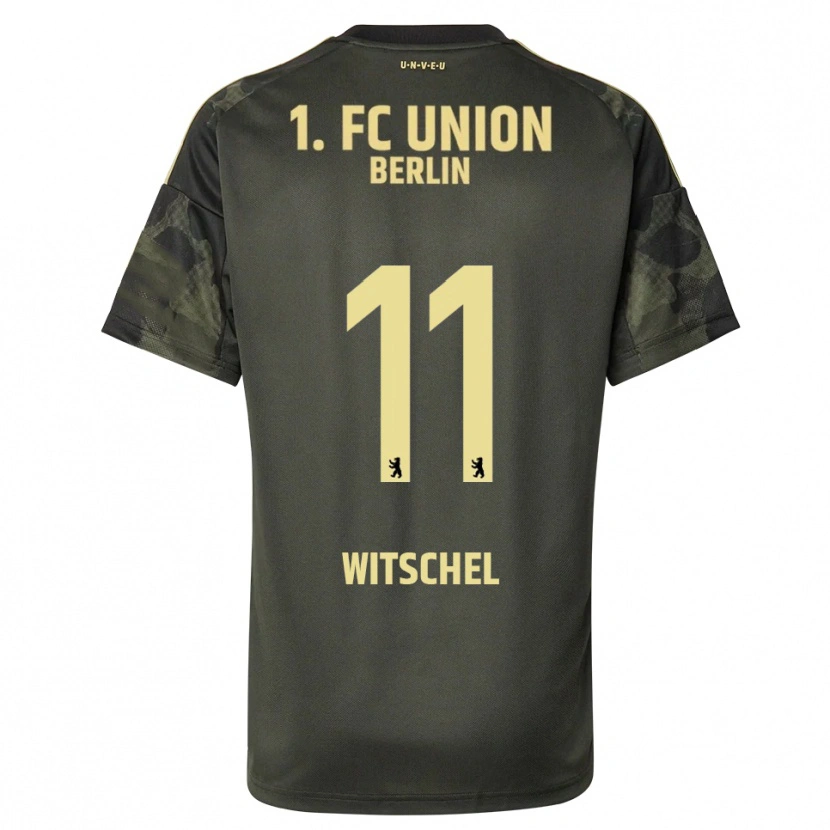 Danxen Hombre Camiseta Maxim Witschel #11 Verde Oscuro Negro 2ª Equipación 2025/26 La Camisa México