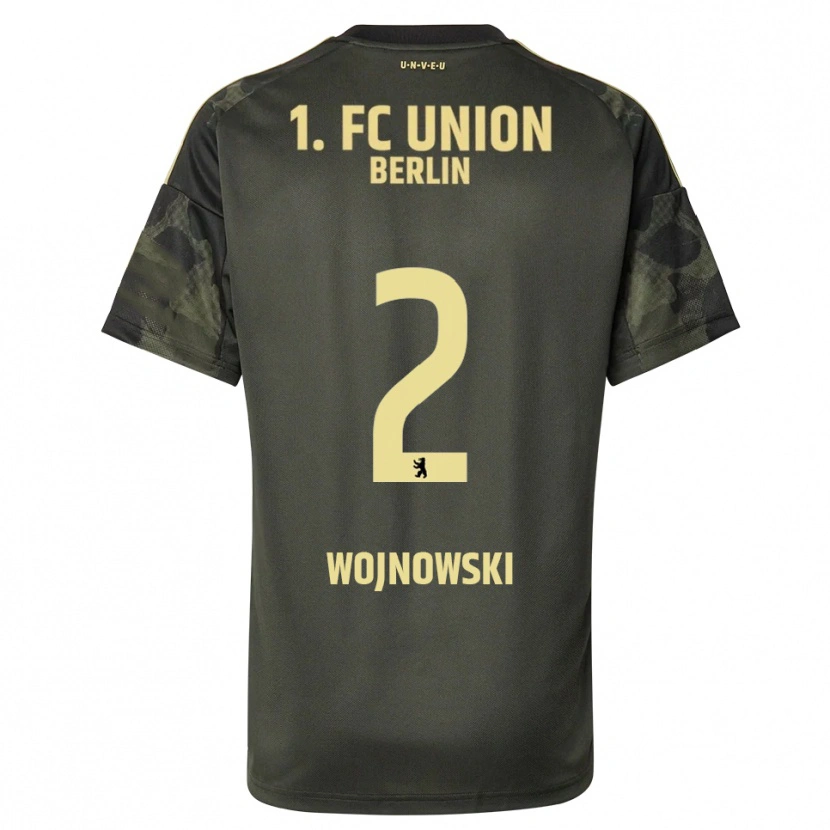 Danxen Hombre Camiseta Wiktorian Wojnowski #2 Verde Oscuro Negro 2ª Equipación 2025/26 La Camisa México
