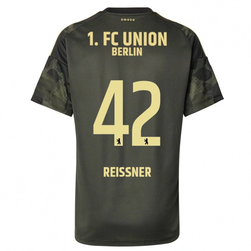 Danxen Hombre Camiseta Naika Reissner #42 Verde Oscuro Negro 2ª Equipación 2025/26 La Camisa México