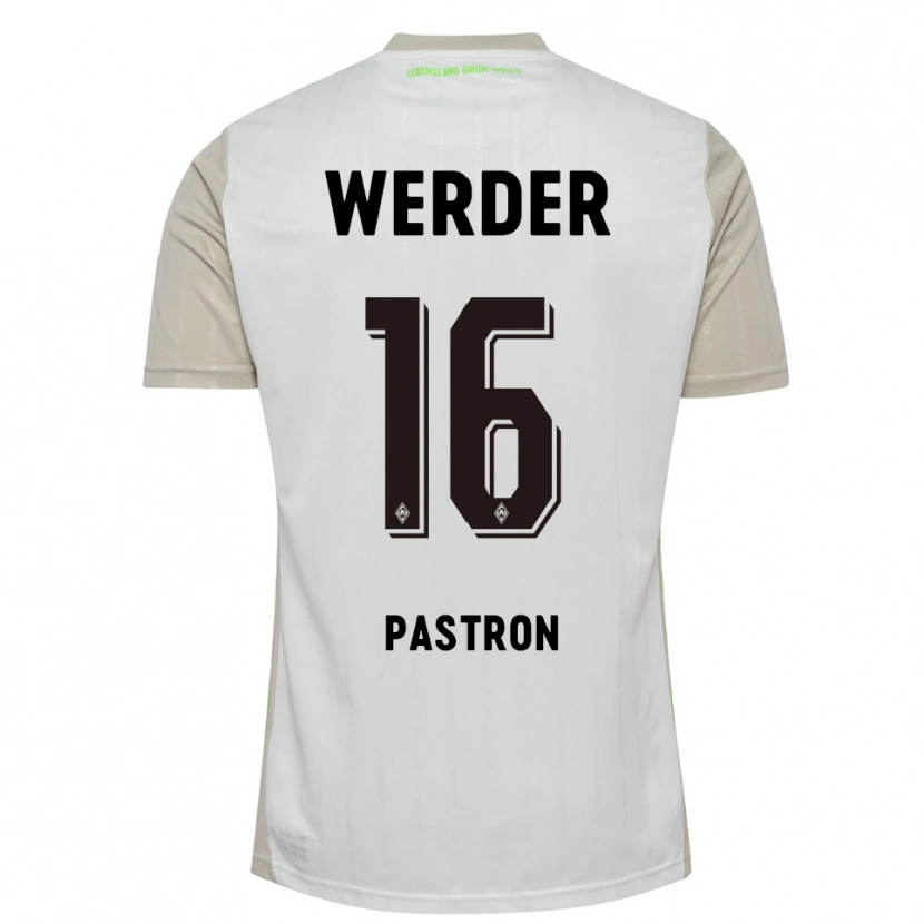 Danxen Hombre Camiseta Alvin Pastron #16 Blanco Negro 2ª Equipación 2025/26 La Camisa México