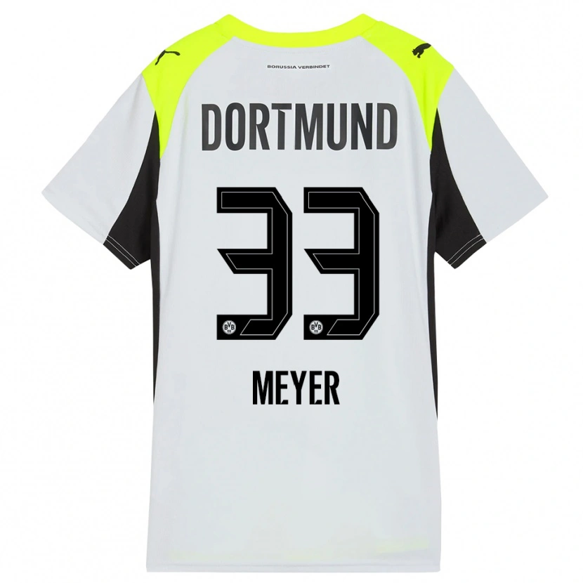 Danxen Hombre Camiseta Alexander Meyer #33 Amarillo Fluorescente 2ª Equipación 2025/26 La Camisa México