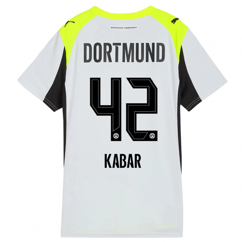 Danxen Hombre Camiseta Almugera Kabar #42 Amarillo Fluorescente 2ª Equipación 2025/26 La Camisa México