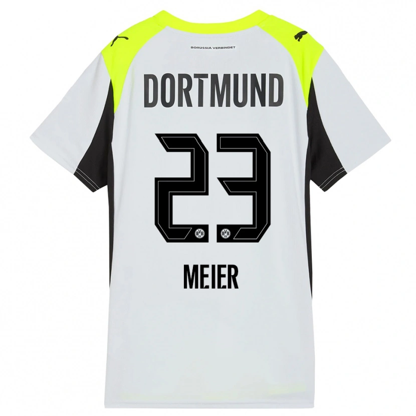 Danxen Hombre Camiseta Maximilian Meier #23 Amarillo Fluorescente 2ª Equipación 2025/26 La Camisa México