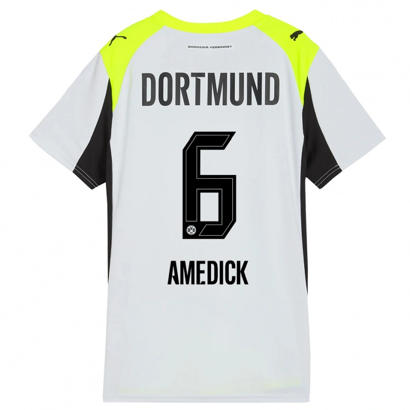 Danxen Hombre Camiseta Maik Amedick #6 Amarillo Fluorescente 2ª Equipación 2025/26 La Camisa México