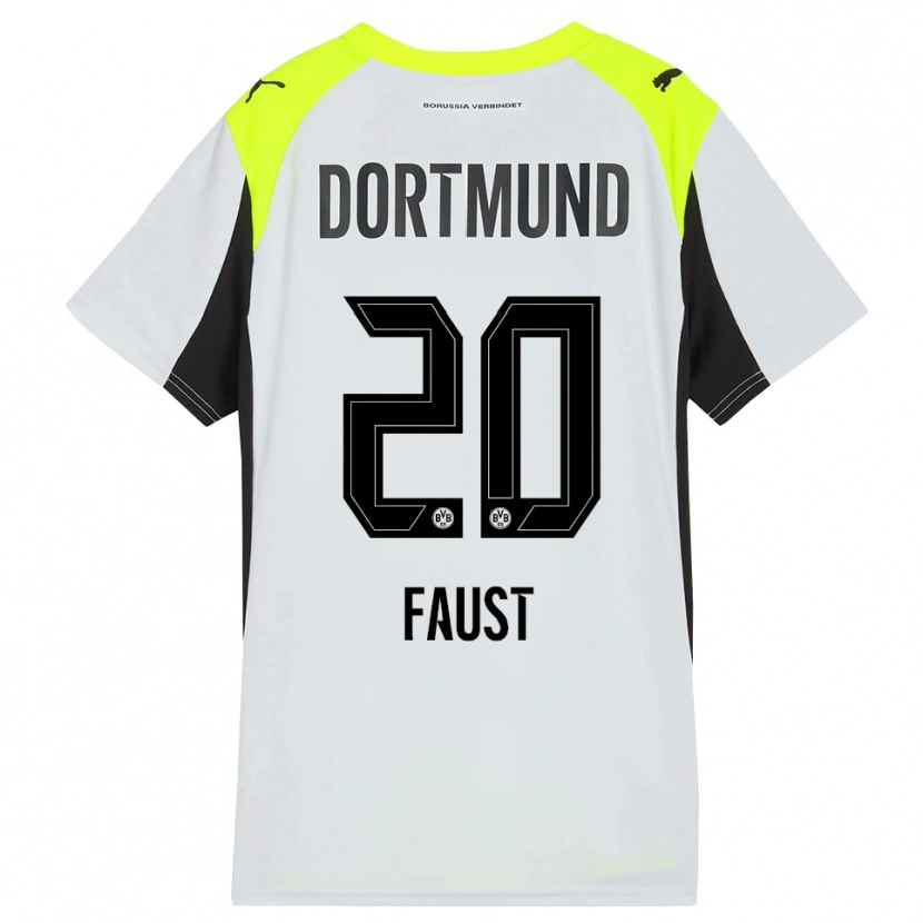 Danxen Hombre Camiseta Tom Faust #20 Amarillo Fluorescente 2ª Equipación 2025/26 La Camisa México