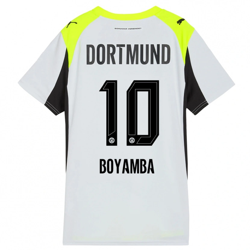 Danxen Hombre Camiseta Joseph Boyamba #10 Amarillo Fluorescente 2ª Equipación 2025/26 La Camisa México