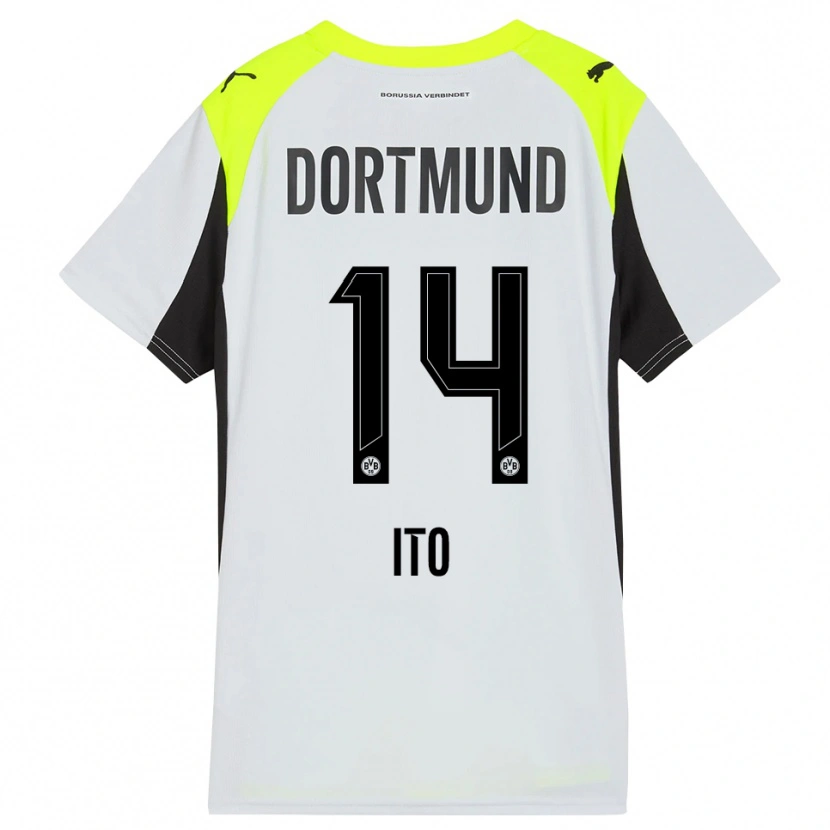 Danxen Hombre Camiseta Sara Ito #14 Amarillo Fluorescente 2ª Equipación 2025/26 La Camisa México