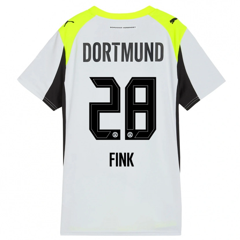 Danxen Hombre Camiseta Bradley Fink #28 Amarillo Fluorescente 2ª Equipación 2025/26 La Camisa México