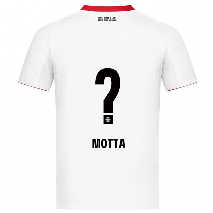 Danxen Hombre Camiseta Noel Motta #0 Blanco Rojo 2ª Equipación 2025/26 La Camisa México