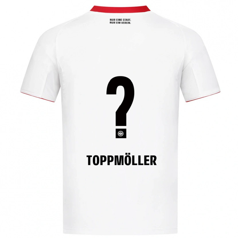 Danxen Hombre Camiseta Lionel Toppmöller #0 Blanco Rojo 2ª Equipación 2025/26 La Camisa México