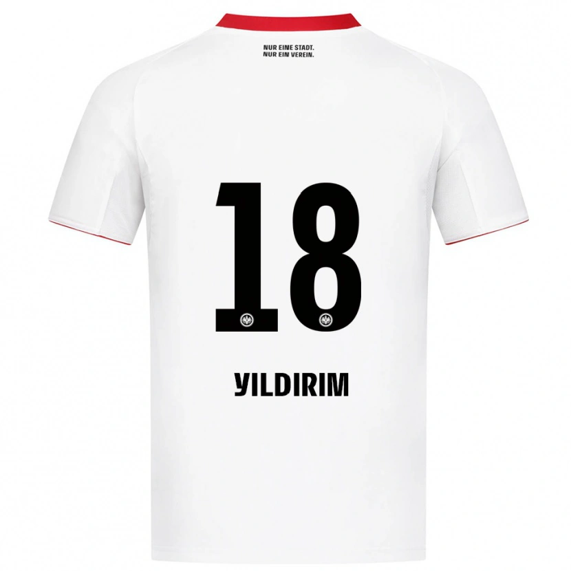 Danxen Hombre Camiseta Metehan Yildirim #18 Blanco Rojo 2ª Equipación 2025/26 La Camisa México