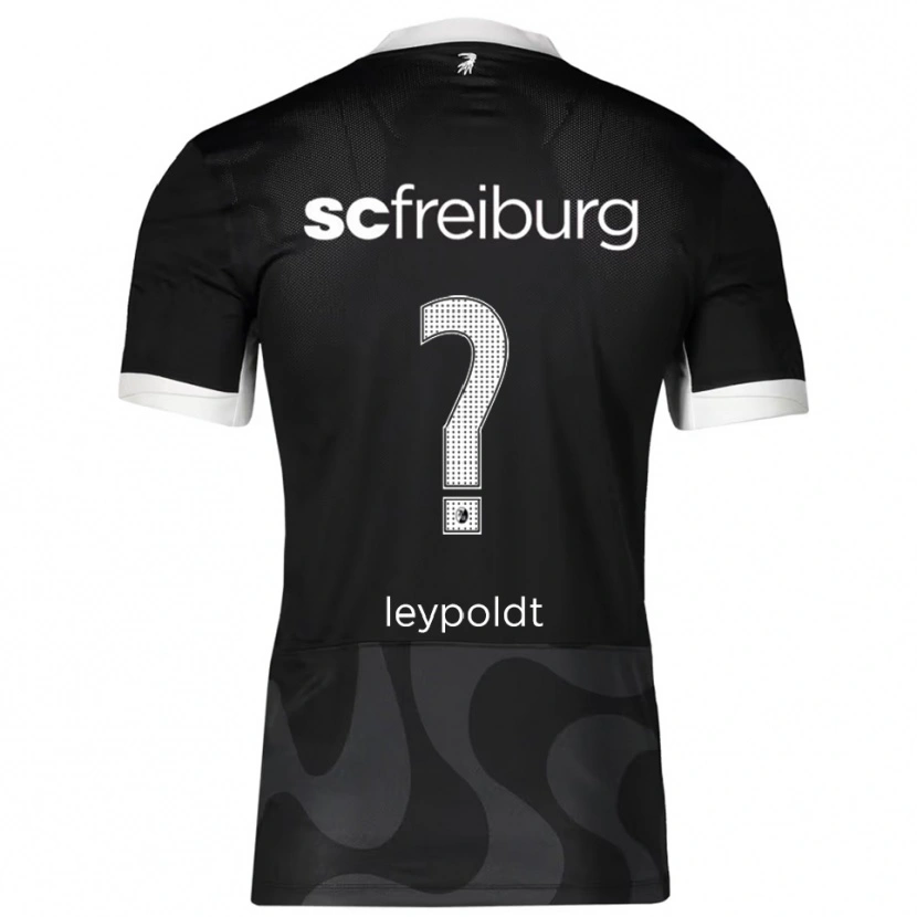 Danxen Hombre Camiseta Joona Leypoldt #0 Negro Blanco 2ª Equipación 2025/26 La Camisa México