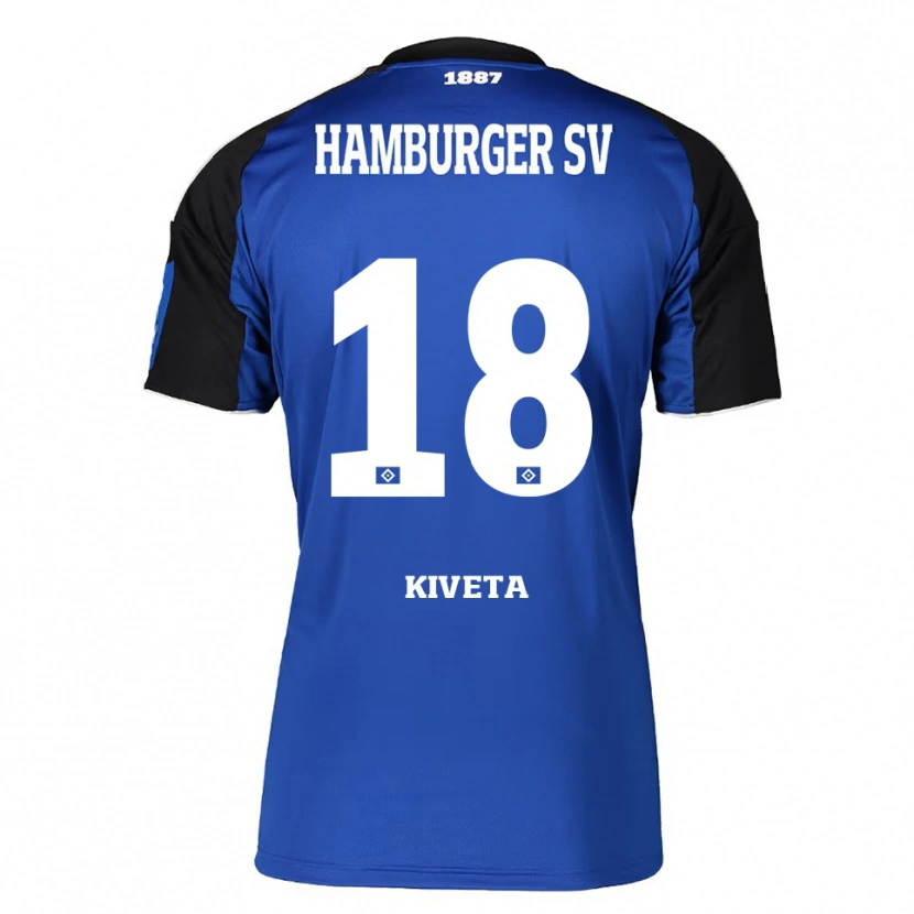 Danxen Hombre Camiseta Glory Kiveta #18 Azul Negro 2ª Equipación 2025/26 La Camisa México
