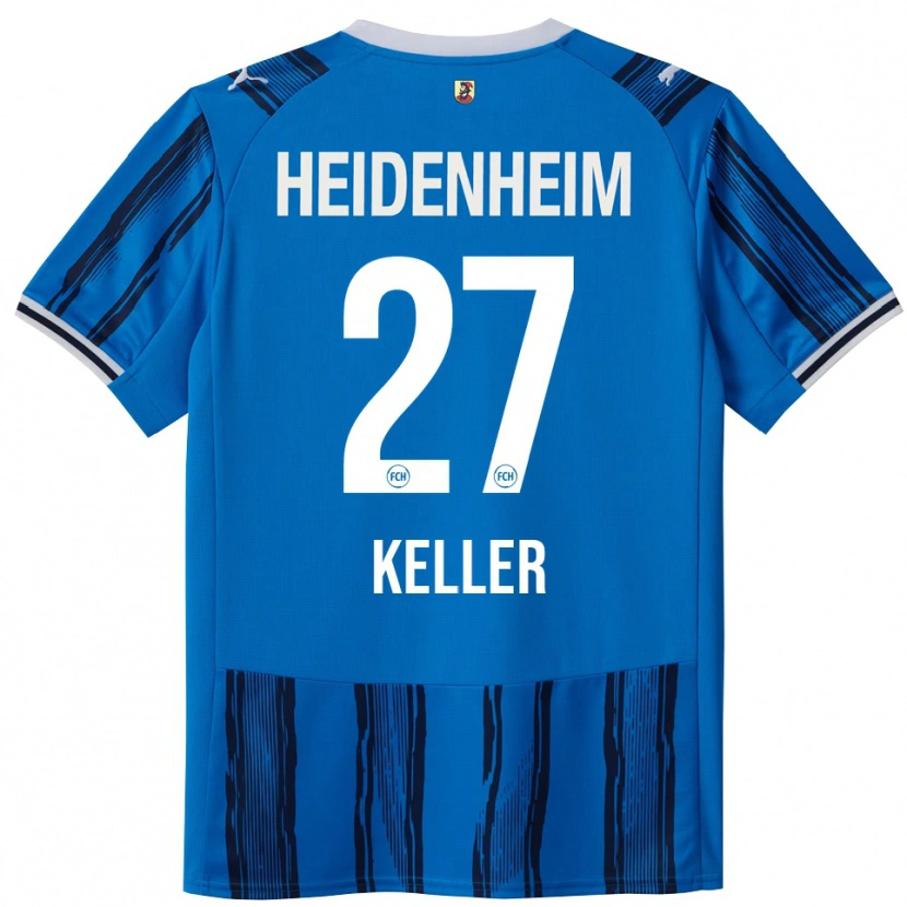 Danxen Hombre Camiseta Thomas Keller #27 Azul Marino 2ª Equipación 2025/26 La Camisa México