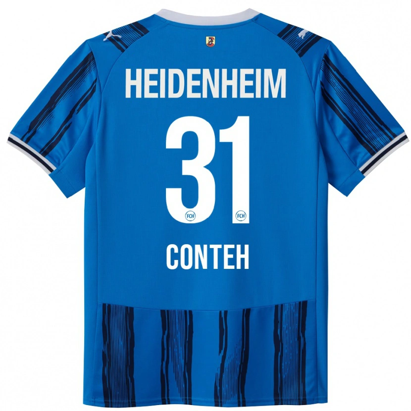 Danxen Hombre Camiseta Sirlord Conteh #31 Azul Marino 2ª Equipación 2025/26 La Camisa México
