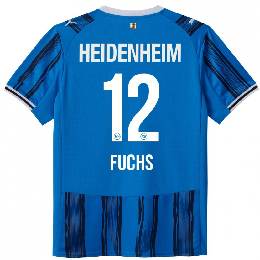 Danxen Hombre Camiseta Celine Fuchs #12 Azul Marino 2ª Equipación 2025/26 La Camisa México