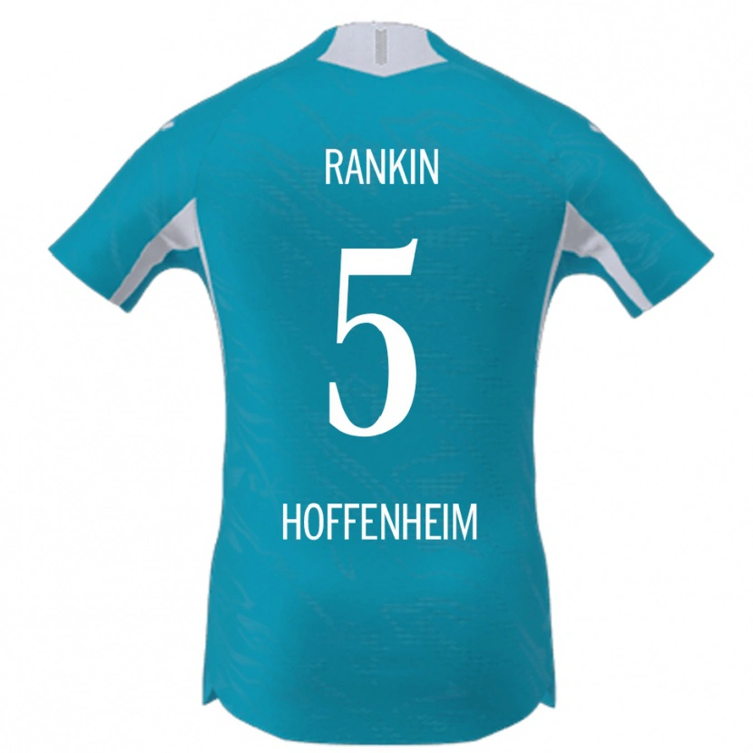 Danxen Hombre Camiseta Jamilla Rankin #5 Azul Cielo 2ª Equipación 2025/26 La Camisa México