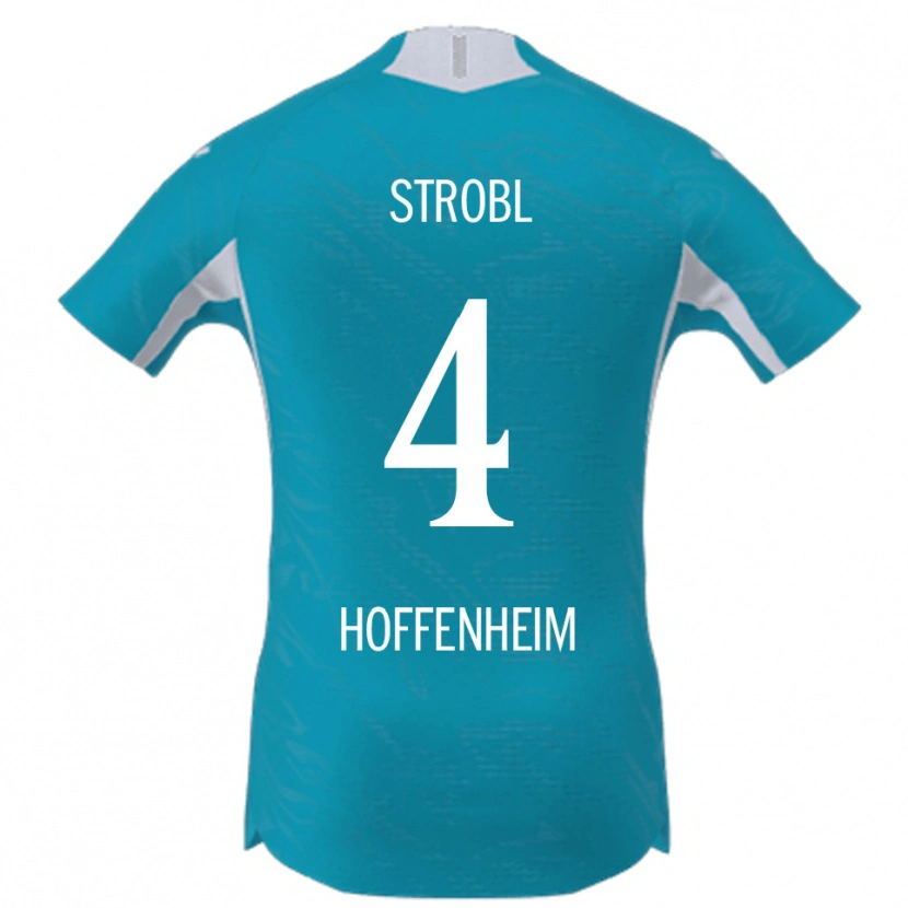 Danxen Hombre Camiseta Lars Strobl #4 Azul Cielo 2ª Equipación 2025/26 La Camisa México