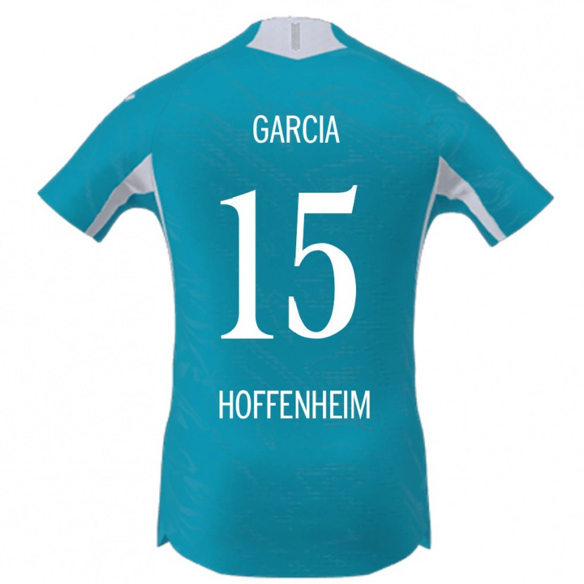 Danxen Hombre Camiseta Marta Cazalla Garcia #15 Azul Cielo 2ª Equipación 2025/26 La Camisa México