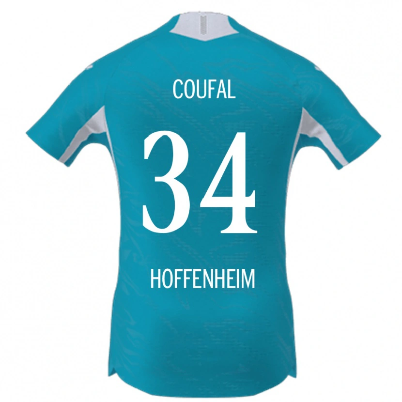 Danxen Hombre Camiseta Vladimír Coufal #34 Azul Cielo 2ª Equipación 2025/26 La Camisa México