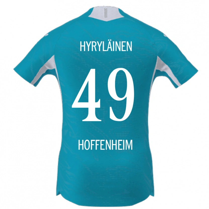 Danxen Hombre Camiseta Luka Hyryläinen #49 Azul Cielo 2ª Equipación 2025/26 La Camisa México