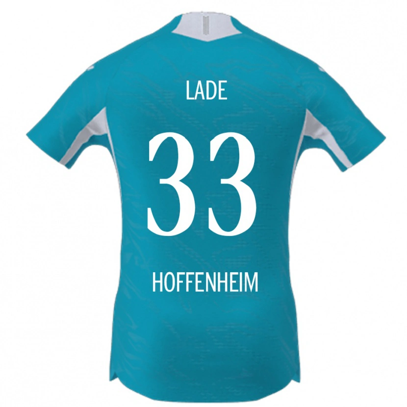 Danxen Hombre Camiseta Benjamin Lade #33 Azul Cielo 2ª Equipación 2025/26 La Camisa México