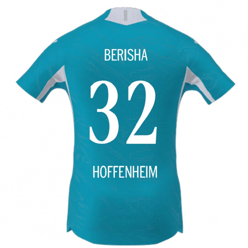 Danxen Hombre Camiseta Mergim Berisha #32 Azul Cielo 2ª Equipación 2025/26 La Camisa México
