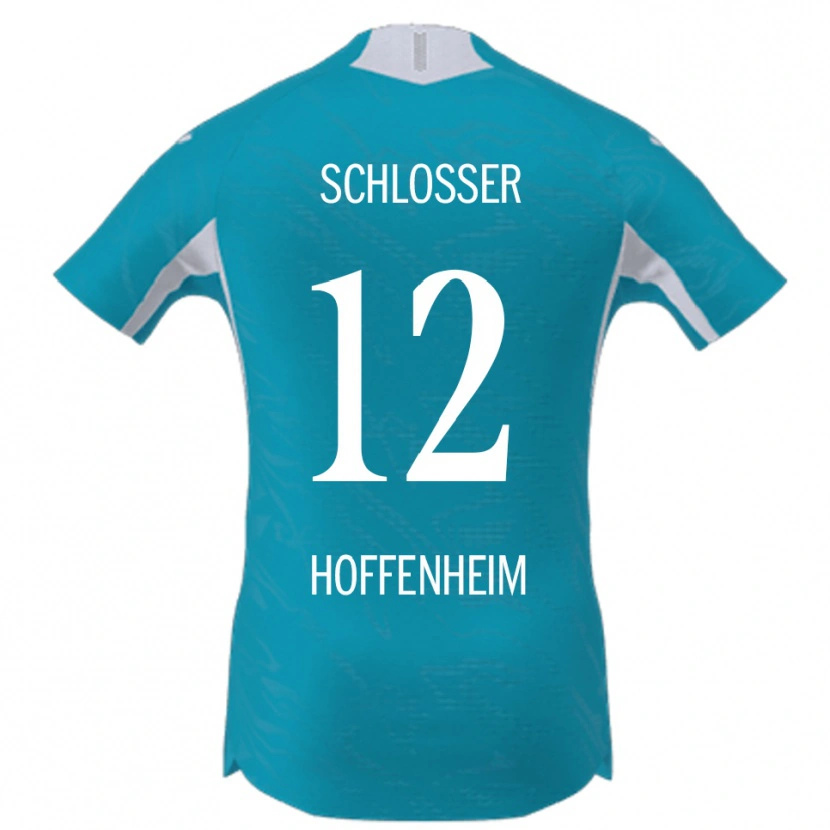 Danxen Hombre Camiseta Nils Schlosser #12 Azul Cielo 2ª Equipación 2025/26 La Camisa México