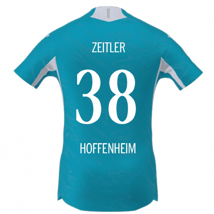 Danxen Hombre Camiseta Deniz Zeitler #38 Azul Cielo 2ª Equipación 2025/26 La Camisa México